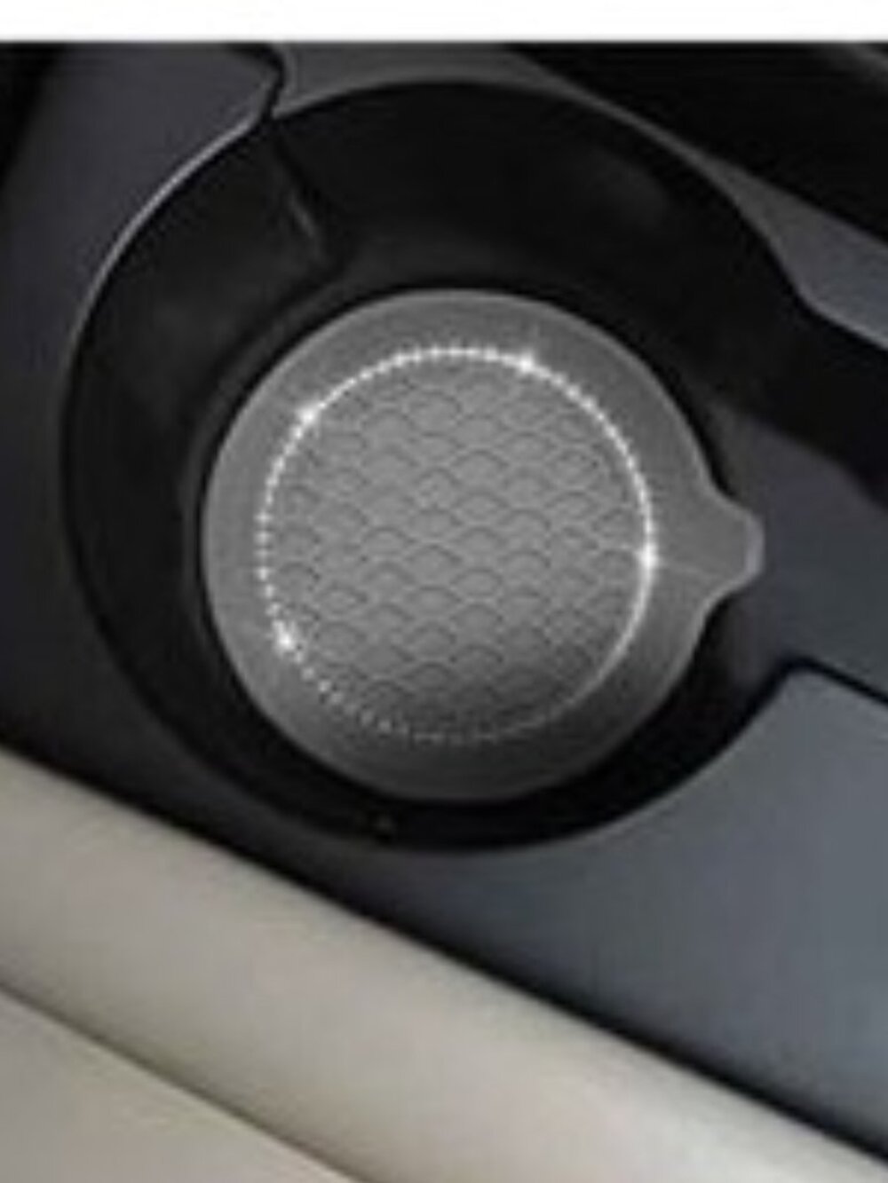 Car Cup Holder Coaster Rhinestone Grey 4 pcs Brand New in Box